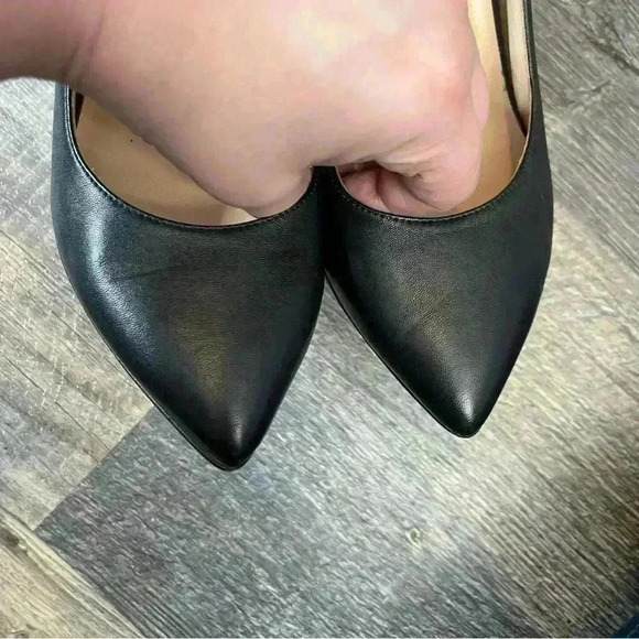 Thesis Eve Classic Pump Black Leather Heels Size EU 38 US 7.5 - Picture 10 of 12